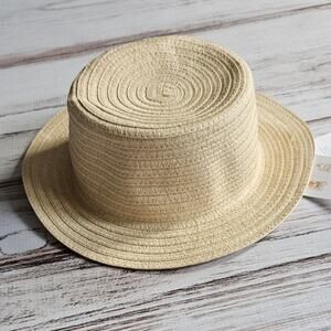 Gray Malin x Janie and Jack Straw Boater Hat New sz 6-8